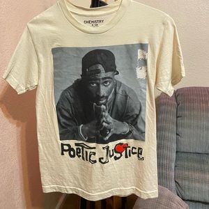 90s Tupac Poetic Justice T-shirt |Small